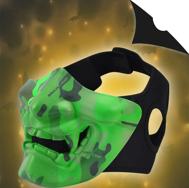 Glow-in-the-Dark Tactical Mask - Halloween