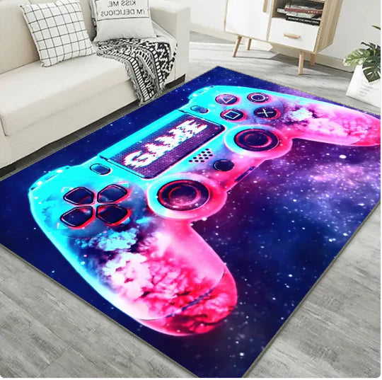 Game Controller Carpet - Gaming Room Decor