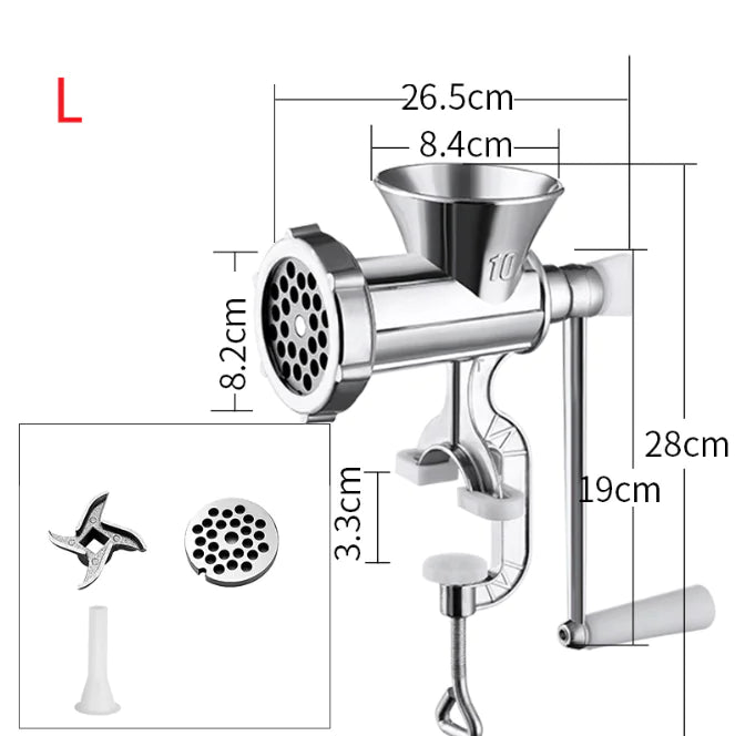 Manual Sausage Stuffer & Meat Grinder