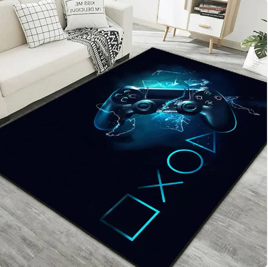 Game Controller Carpet - Gaming Room Decor