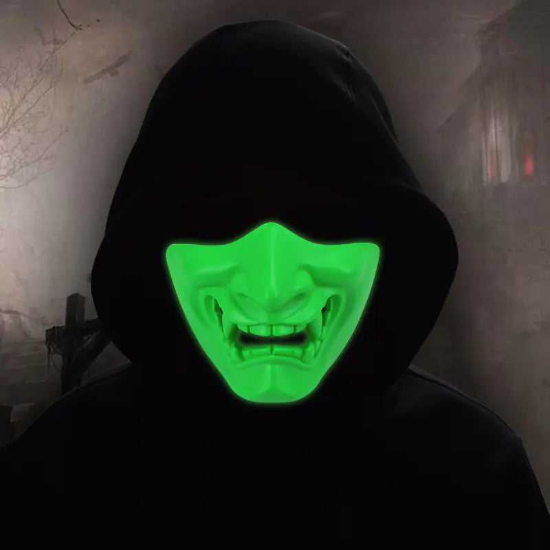 Glow-in-the-Dark Tactical Mask - Halloween