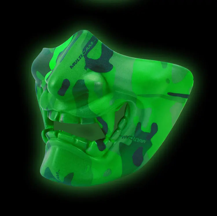 Glow-in-the-Dark Tactical Mask - Halloween