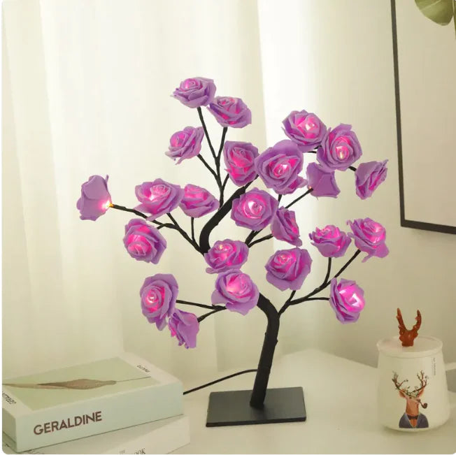 LED Rose Tree Lamp