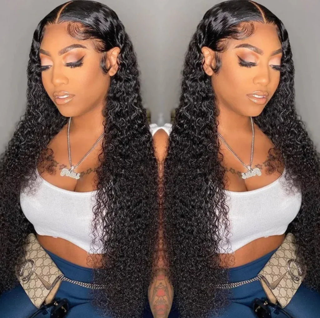 Elegant black lace wig for special occasions
