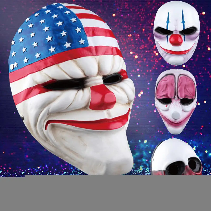 Payday 2 Clown Masks - Halloween Theme