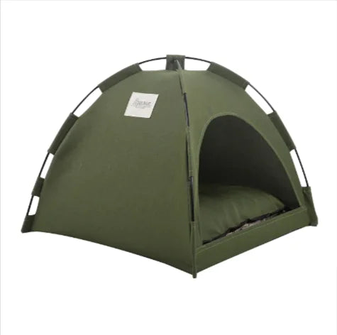 Portable Pet Tent with Cooling Mat - Indoor & Outdoor