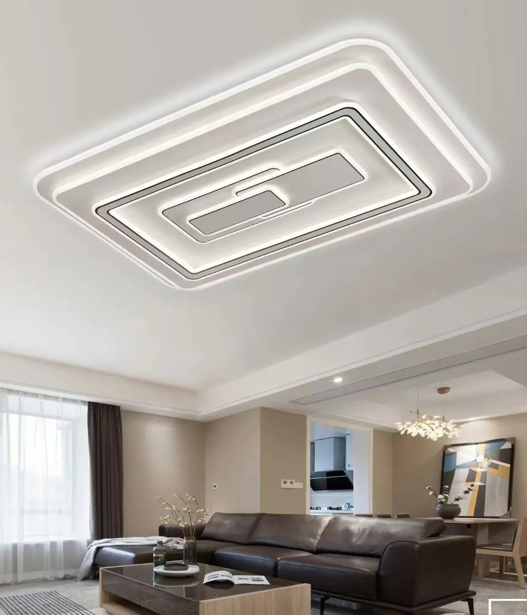 Smart LED Ceiling Light 360W - Modern Design
