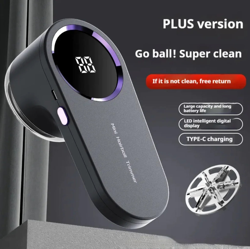 Rechargeable Electric Fabric Shaver - LED Display