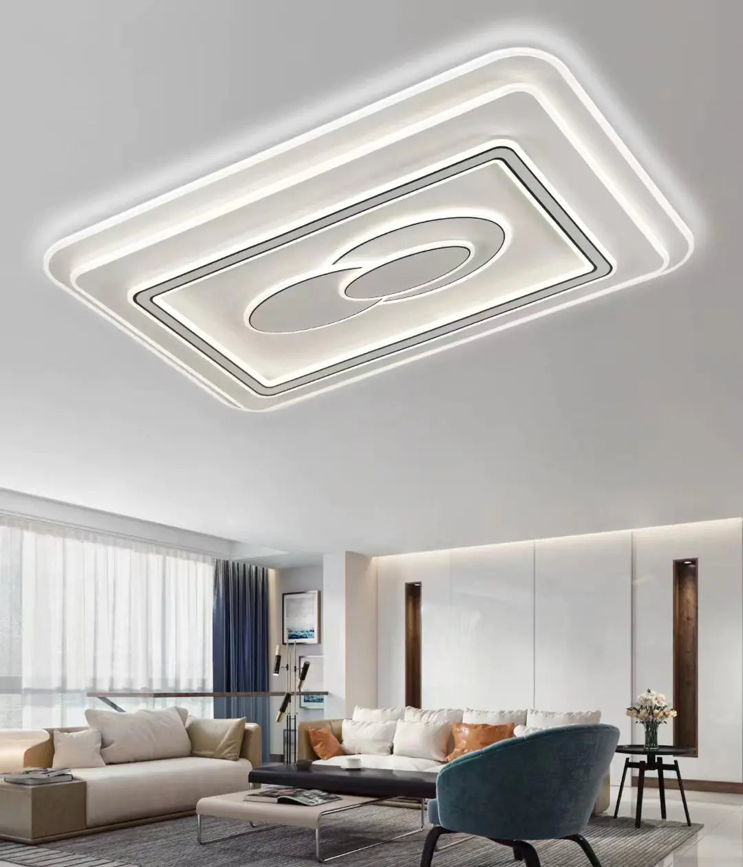 Smart LED Ceiling Light 360W - Modern Design