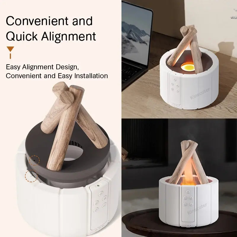 Flame Aroma Diffuser - Simulated Fire