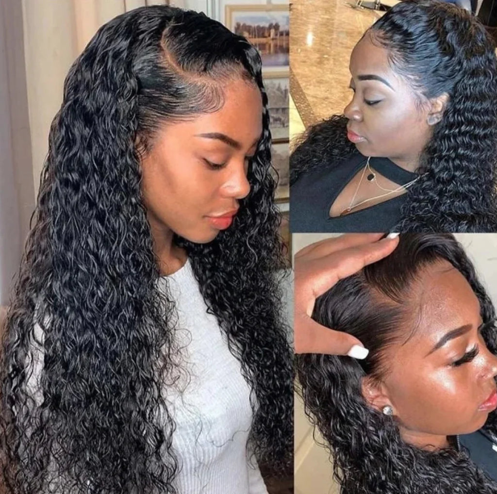 Black lace wig perfect for daily wear and cosplay
