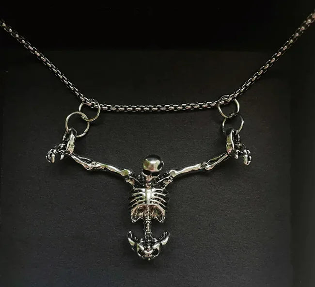 Halloween Skull Necklace - Retro Punk Style