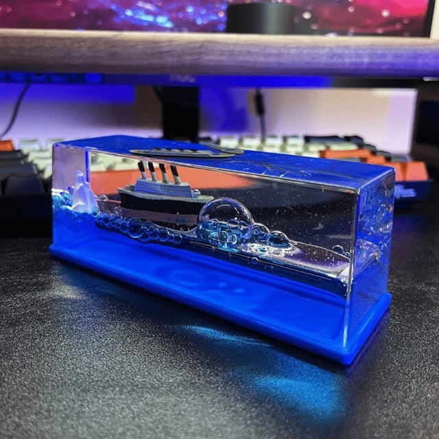 Cruise Ship Fluid Drift Bottle - Creative Decor