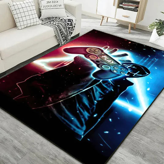 Game Controller Carpet - Gaming Room Decor