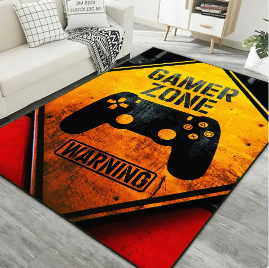 Game Controller Carpet - Gaming Room Decor