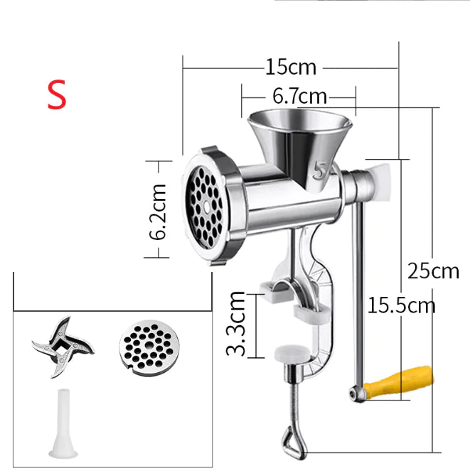 Manual Sausage Stuffer & Meat Grinder