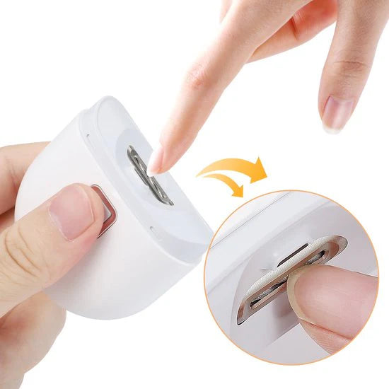 Electric Nail Clipper with LED Light